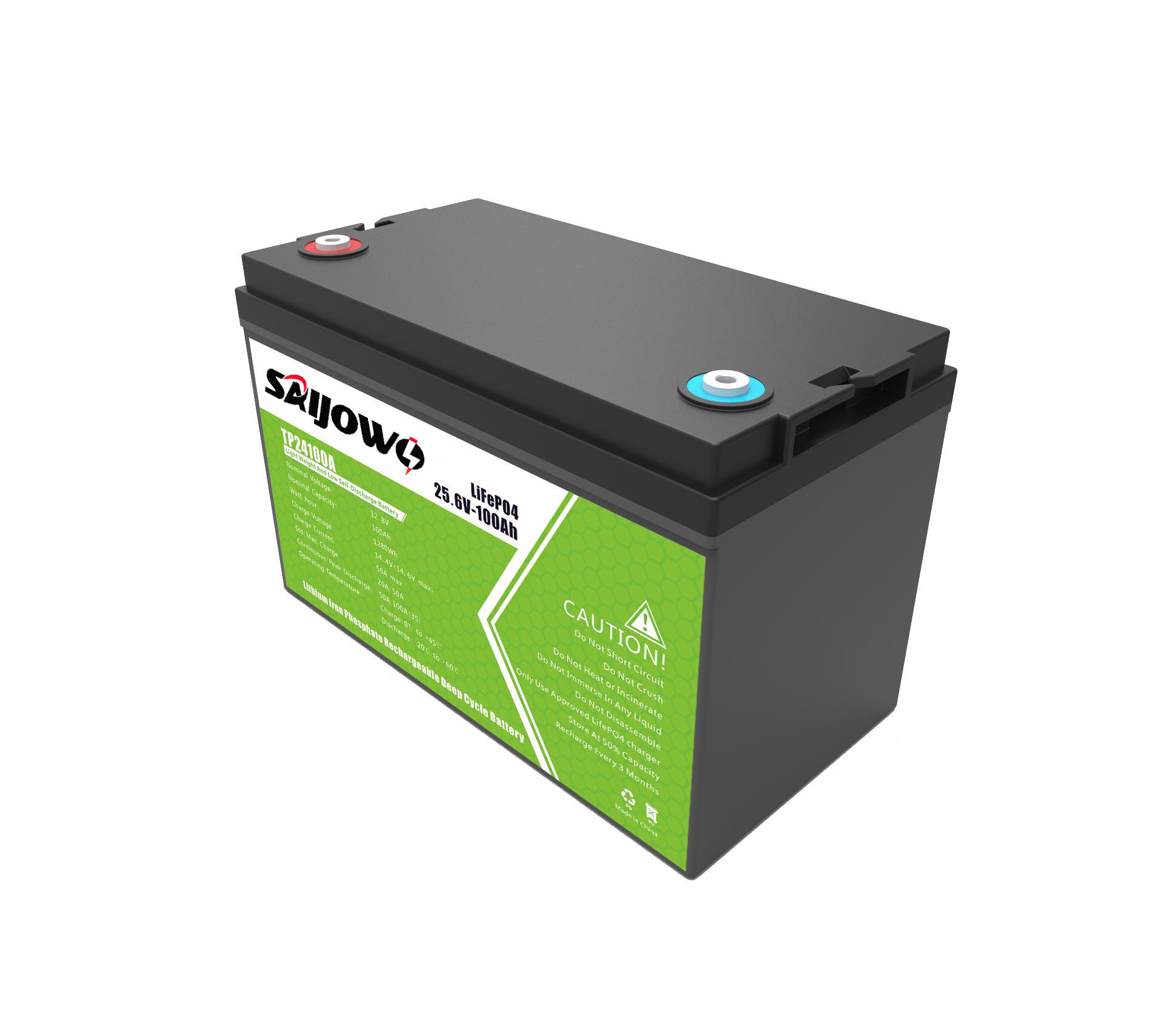 Lifepo4 Battery 24V 25.6V 100Ah 