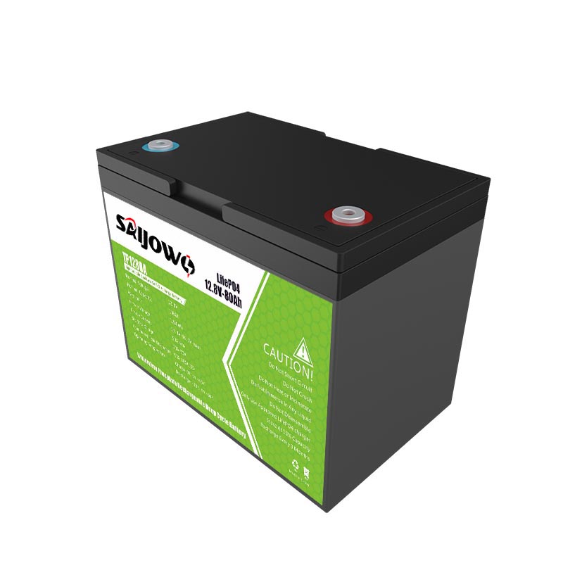 Saijowo Deep Cycle 12.8v 80Ah Lifepo4 Battery