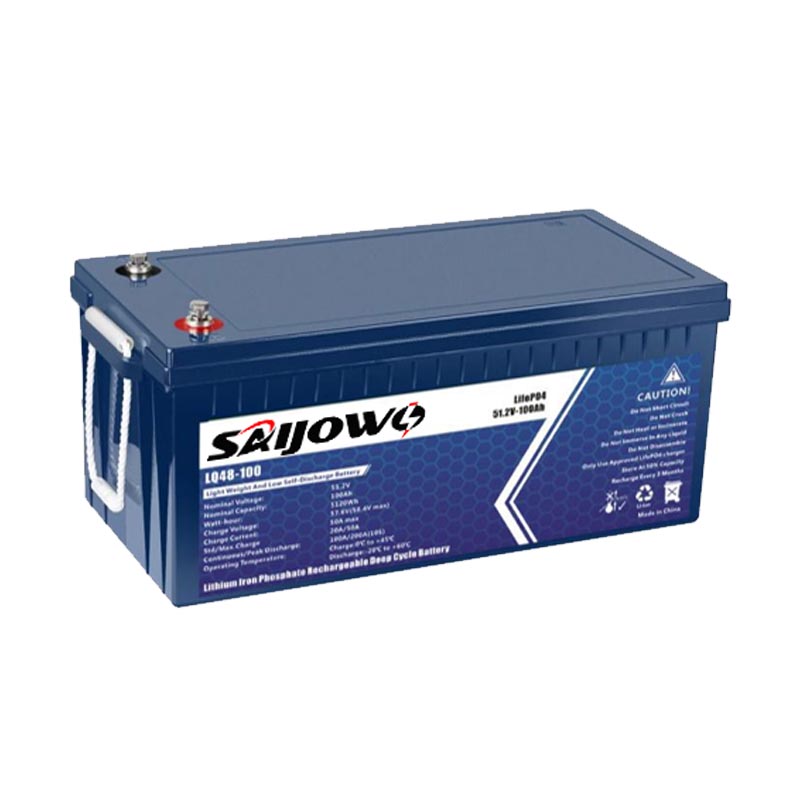 Saijowo Solar Energy Battery 51.2V 100Ah Lifepo4 Battery Pack With BMS 